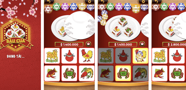 bầu cua tôm cá online